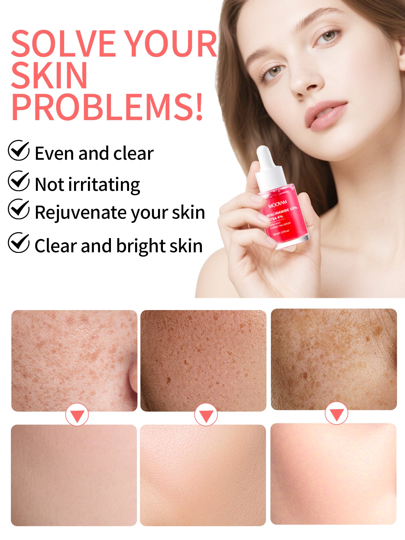 MOOYAM NIACINAMIDE 10% + TXA 4% DARK SPOT CORRECTING SERUM