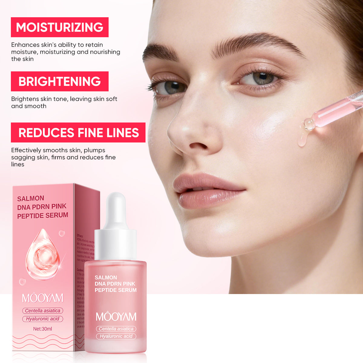 MOOYAM SALMON DNA PDRN PINK PEPTIDE SERUM