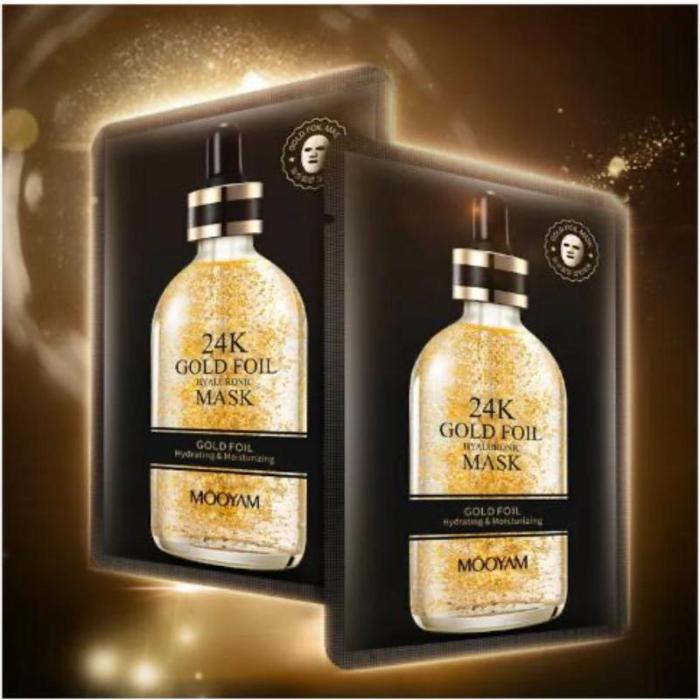 24K Gold Foil Hyaluronic Mask