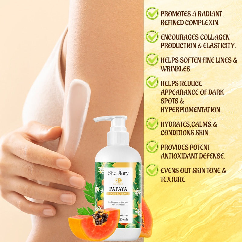 SheDiary papaya body lotion