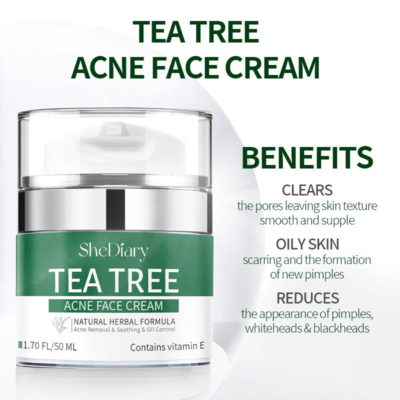 SheDiary Tea Tree Acne Face Cream