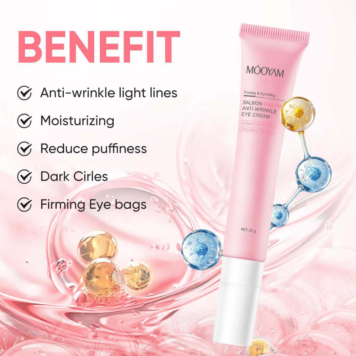 MOOYAM SALMON DNA PDRN ANTI-WRINKLE EYE CREAM