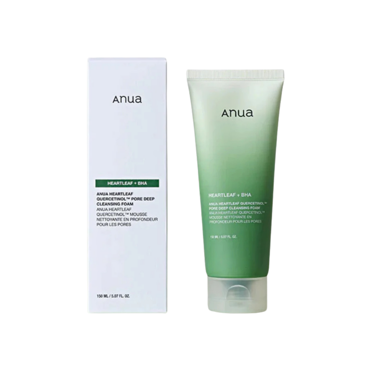 ANUA HEARLEAF QUERCETINOL PORE DEEP CLEANSING FOAM