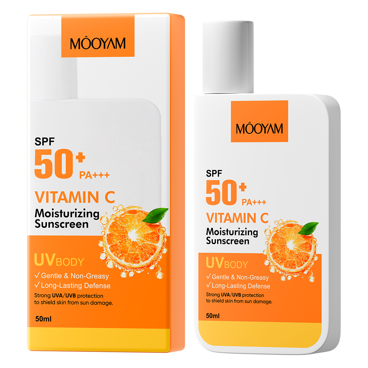 MOOYAM VITAMIN C MOISTURIZING SUNSCREEN SPF 50+ PA+++