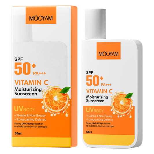 MOOYAM VITAMIN C MOISTURIZING SUNSCREEN SPF 50+ PA+++