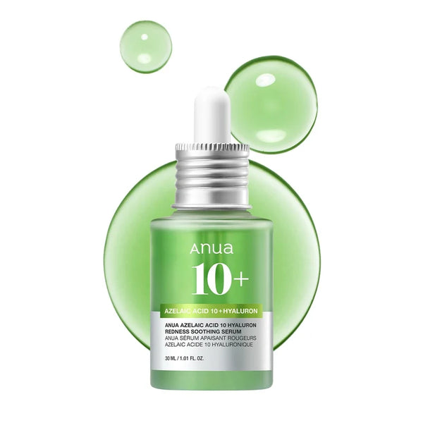 ANUA Azelaic Acid 10% Hyaluron Redness Soothing Serum 30ml – redness reducing serum for sensitive skin 