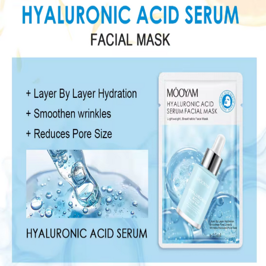 Hyaluronic Acid Serum Facial Mask 25ml