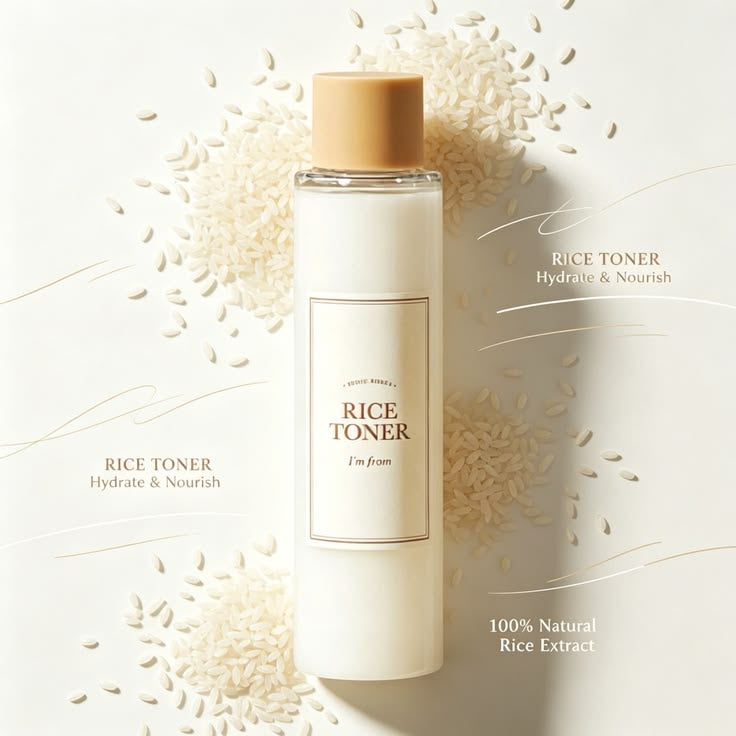 I'M FROM Rice Toner 150ml – brightening rice extract toner for smooth skin