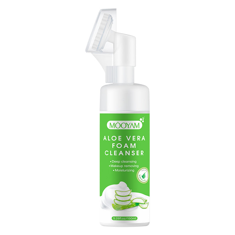 MOOYAM Aloe Vera Foam Cleanser – gentle soothing foam cleanser with aloe vera 